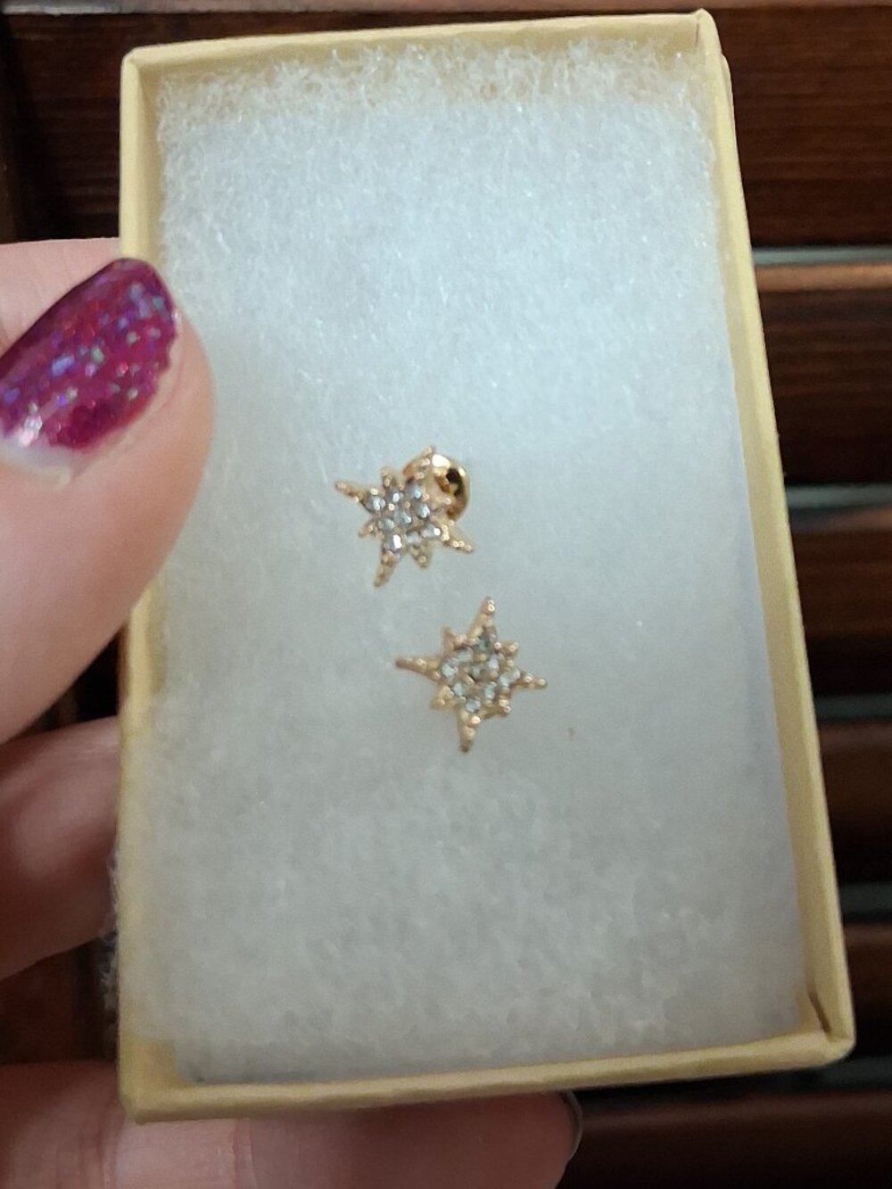 Gold Star Earrings
